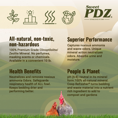 Sweet PDZ Coop Refresher - 10lb
