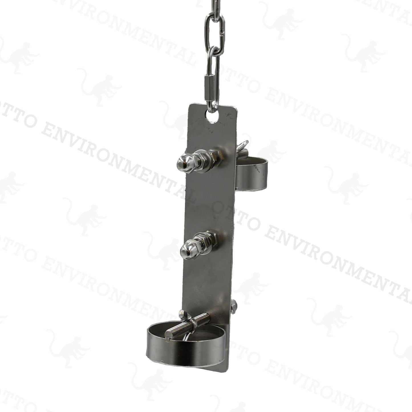 Hanging Stainless Steel Cups Enrichment Device