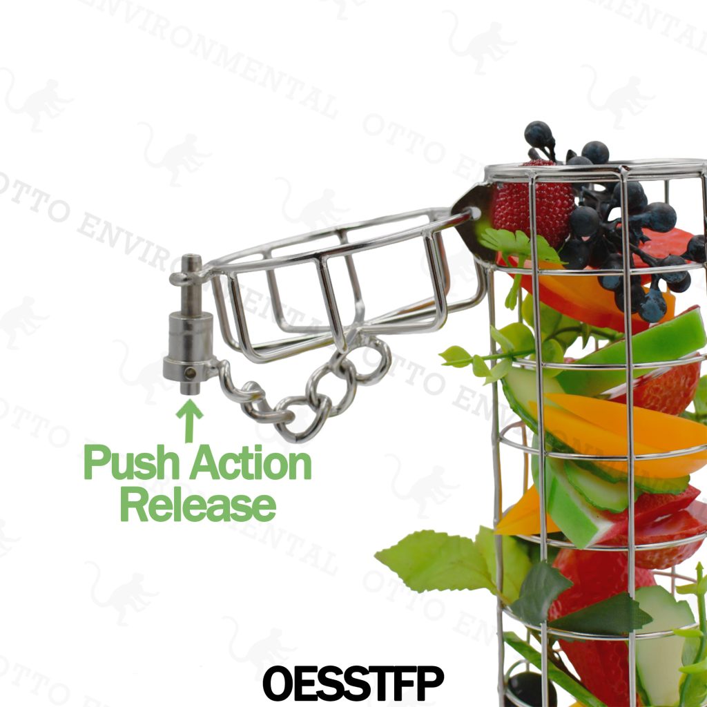 Stainless Steel Corn Treat Feeder