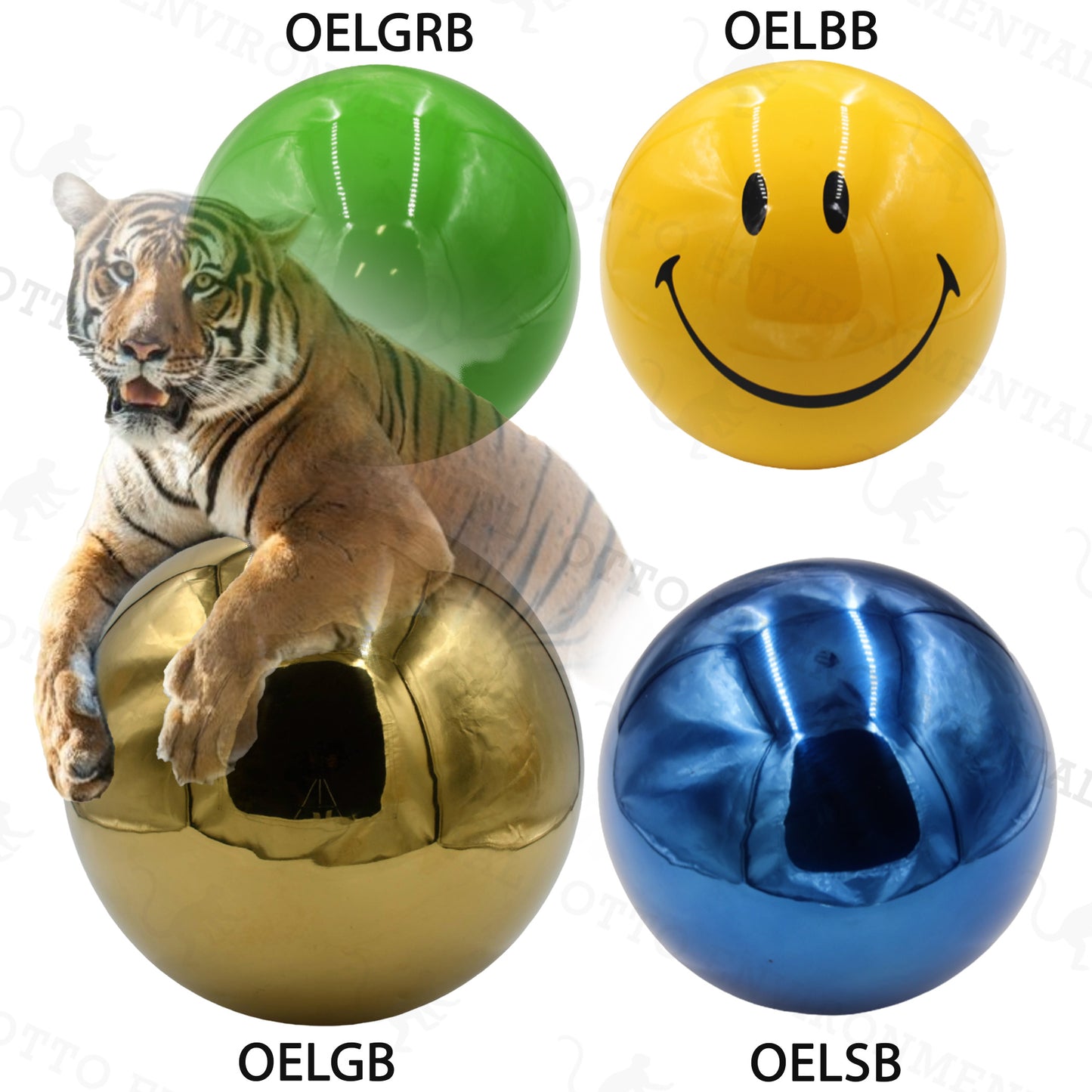Reflective Sensory Steel Balls - Large