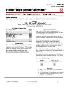 Purina High Octane Alleviate 553Q - 40lb