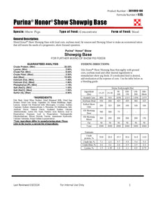 Purina Honor Show Pig Base 52ZL - 50lb