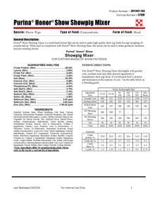 Purina Honor Show Pig Mixer 52BW - 50lb