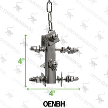 Hanging Stainless Steel Nuts and Bolts Enrichment Device