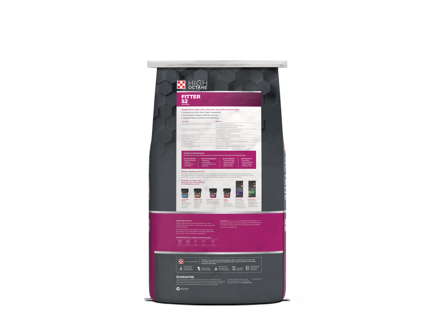 Purina High Octane Fitter 52 21CC - 40lb