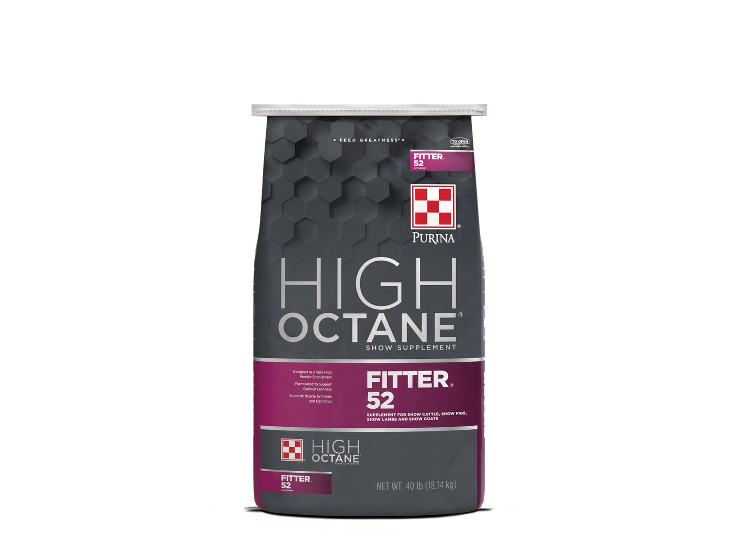Purina High Octane Fitter 52 21CC - 40lb