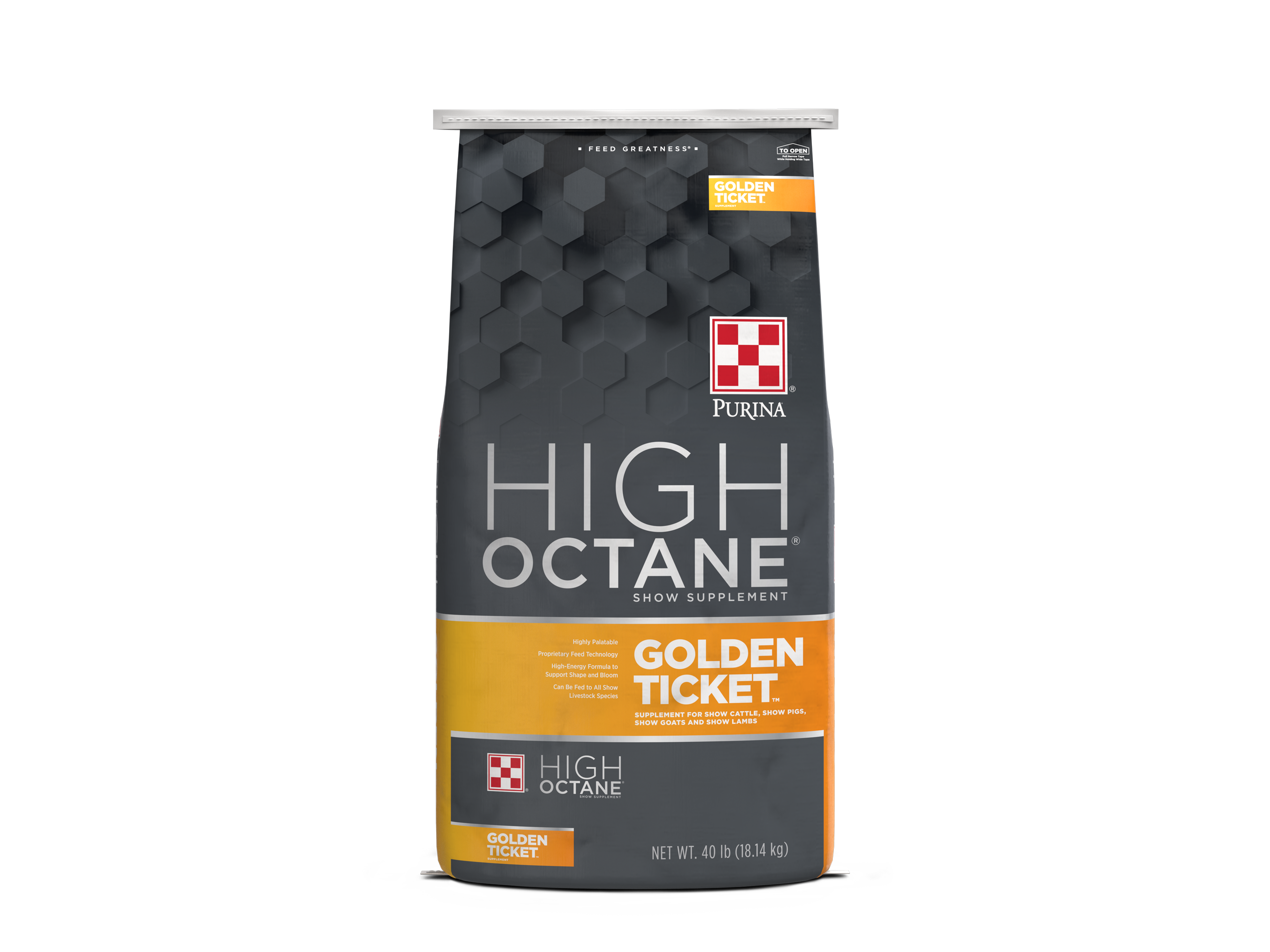 Purina High Octane Golden Ticket 5226 - 40lb – Exotic Animal Supply