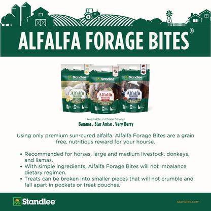 Alfalfa Forage Bites - Star Anise Flavored