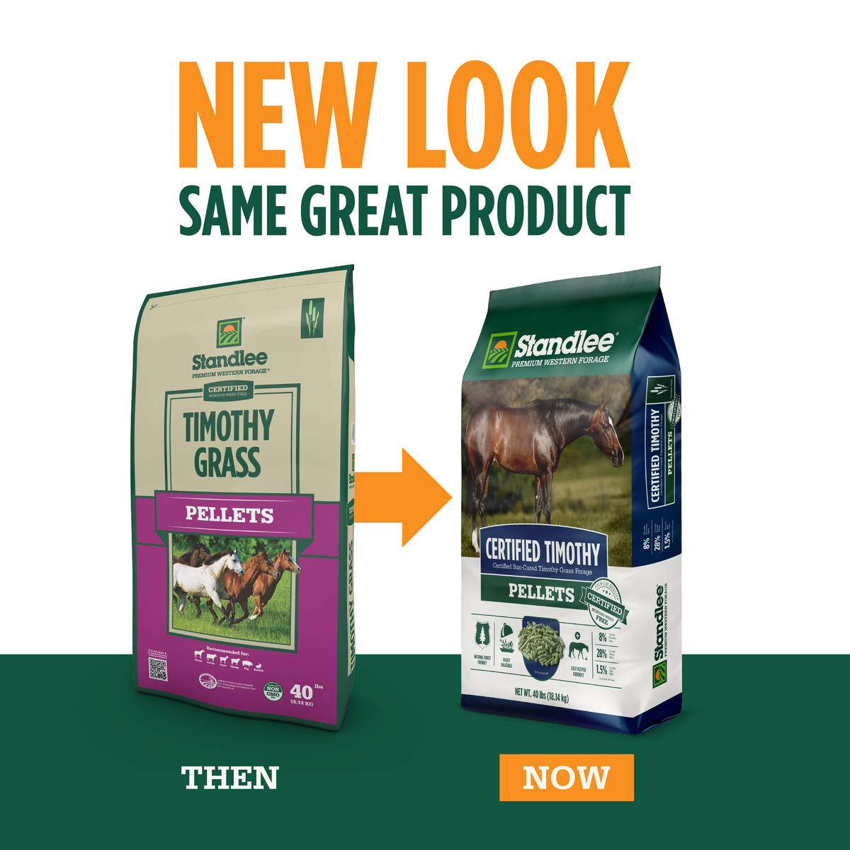 Certified Timothy Grass Pellets - 40lbs