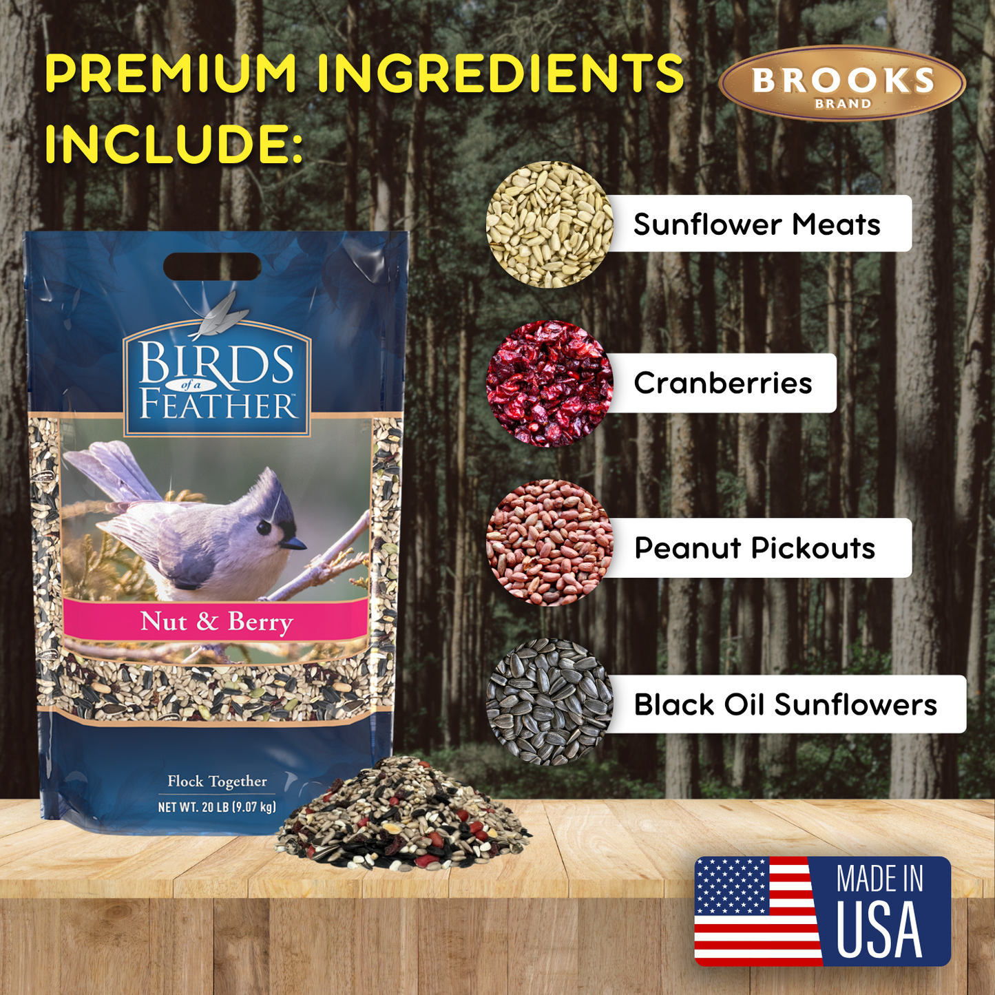 Birds Of A Feather - Nut and Berry