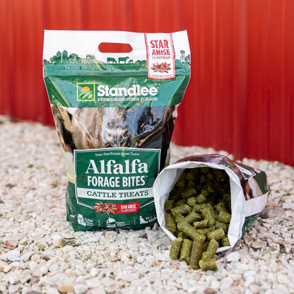 Alfalfa Forage Bites for Cattle - Star Anise Flavored