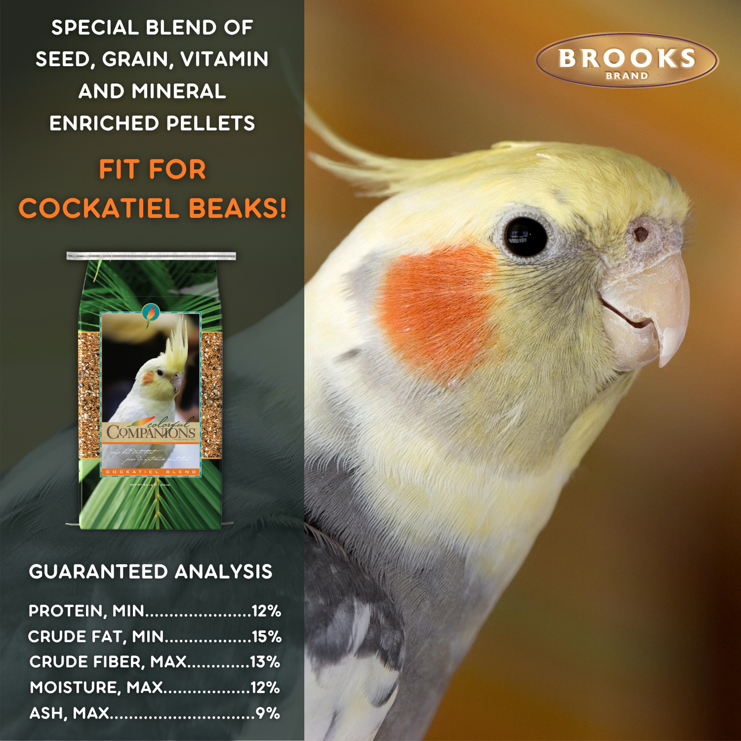 Colorful Companions Cockatiel Blend - 25lb