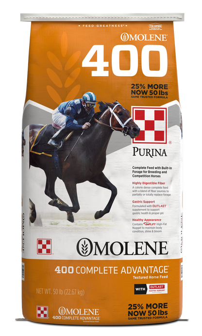 Purina Omolene 400 Complete Advantage 35SN - 50lbs