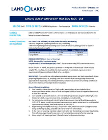 Purina Amplifier Max BOV LV9L - 25lb