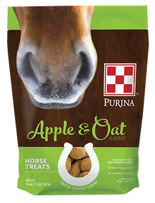 Purina Horse Treats - Apple & Oats Flavored 35BG - 21lb Case