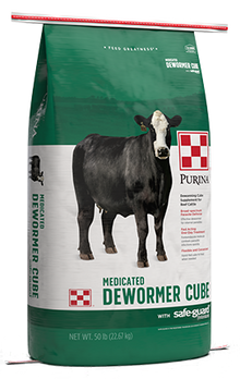 Purina Safe Guard Cattle Cube Dewormer 312V - 50lb