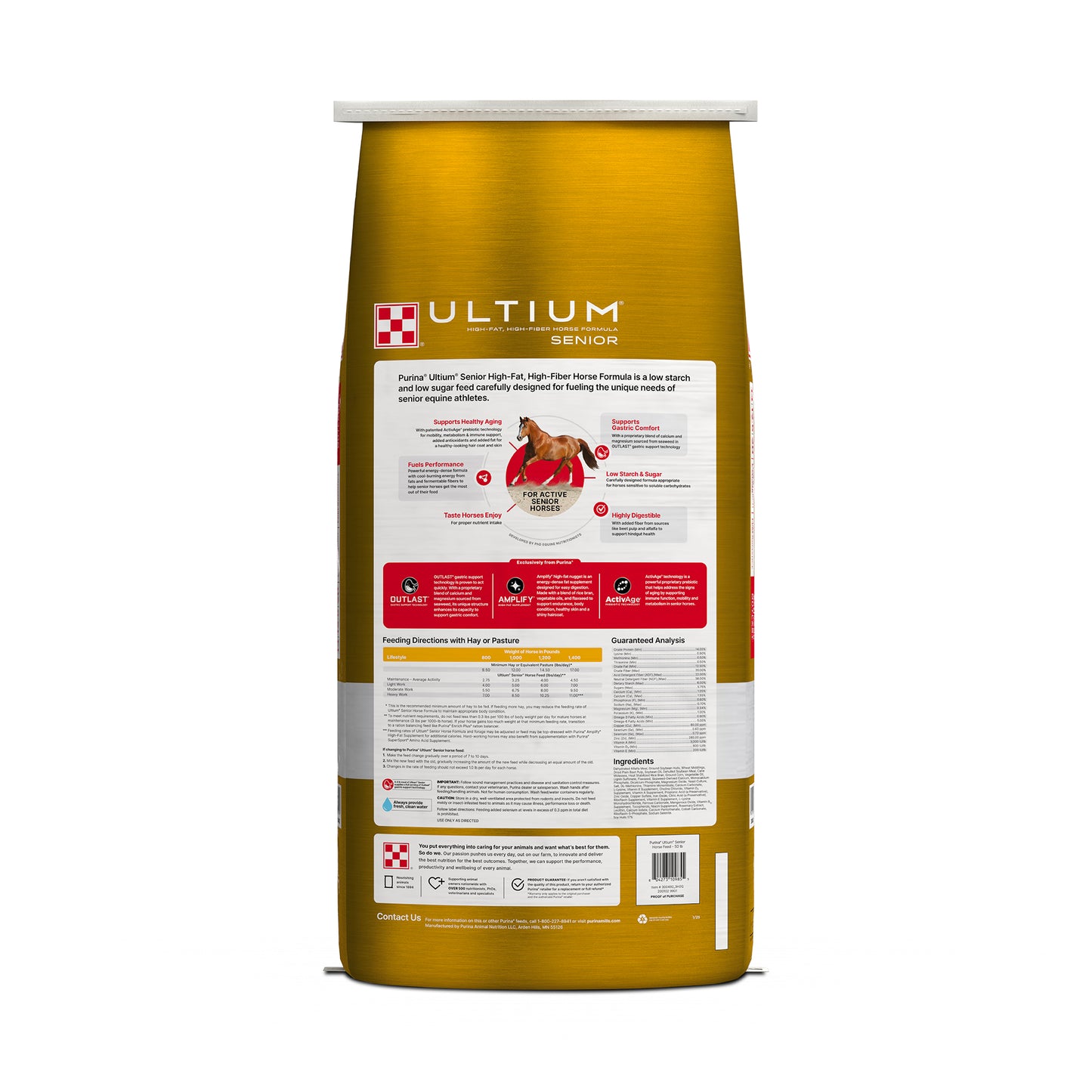 Purina Ultium Senior 3H2Q - 50lb