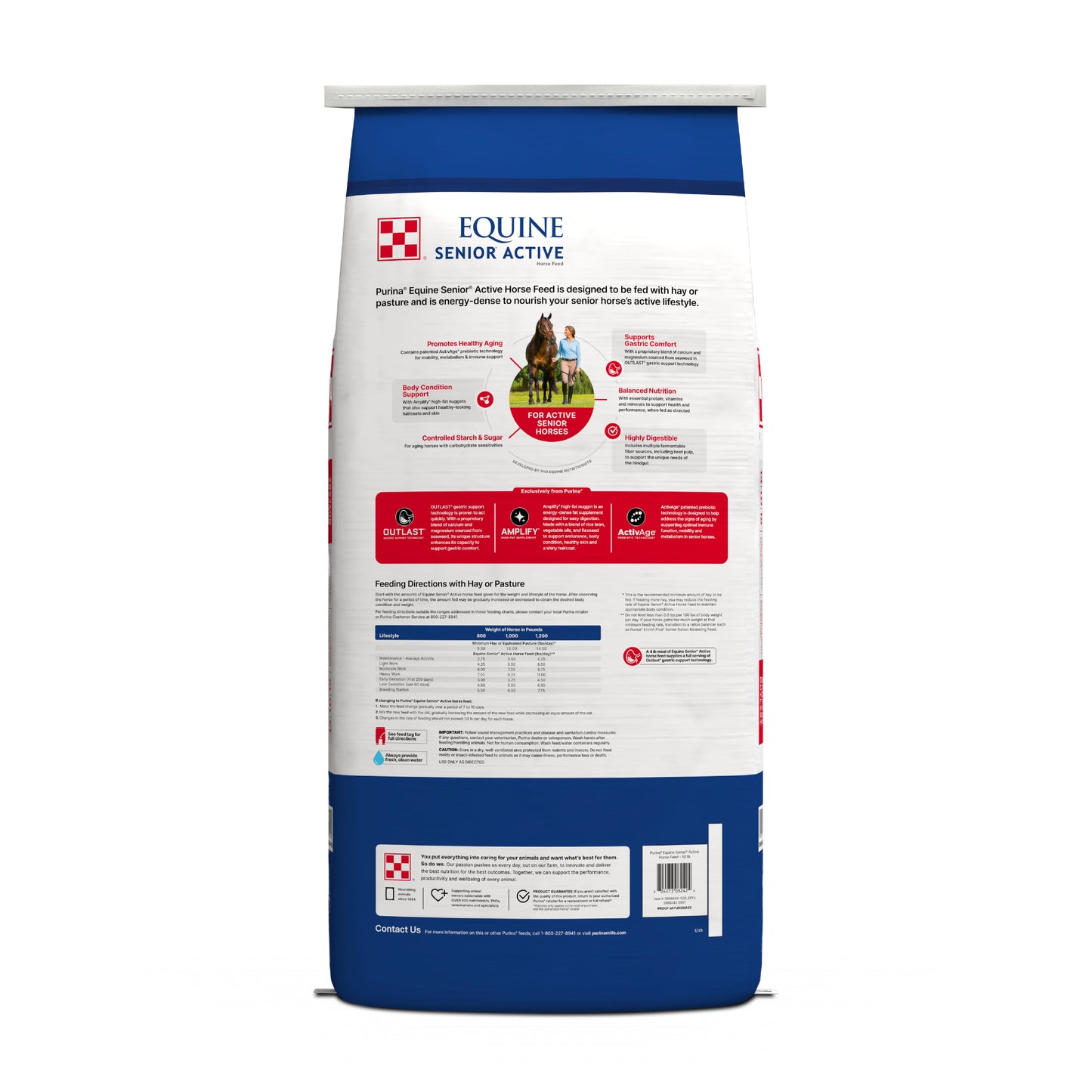 Purina Equine Senior Active 35YJ - 50lb