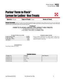 Purina Hen Treats BSFL 4X3 523H - 12lb Case