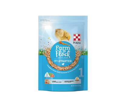 Purina Farm to Flock 20% Starter Chick - 10lb