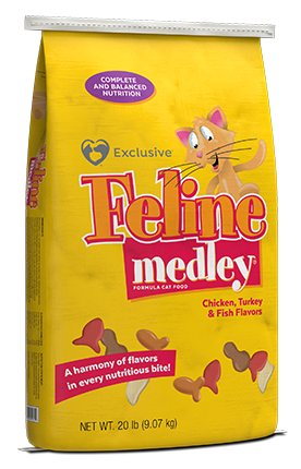 Exclusive Feline Medley Cat Food 4930 - 20lb