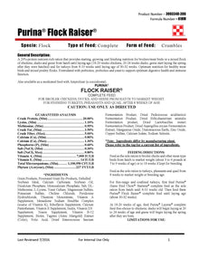 Purina Flock Raiser Pellets 61HM - 50lb