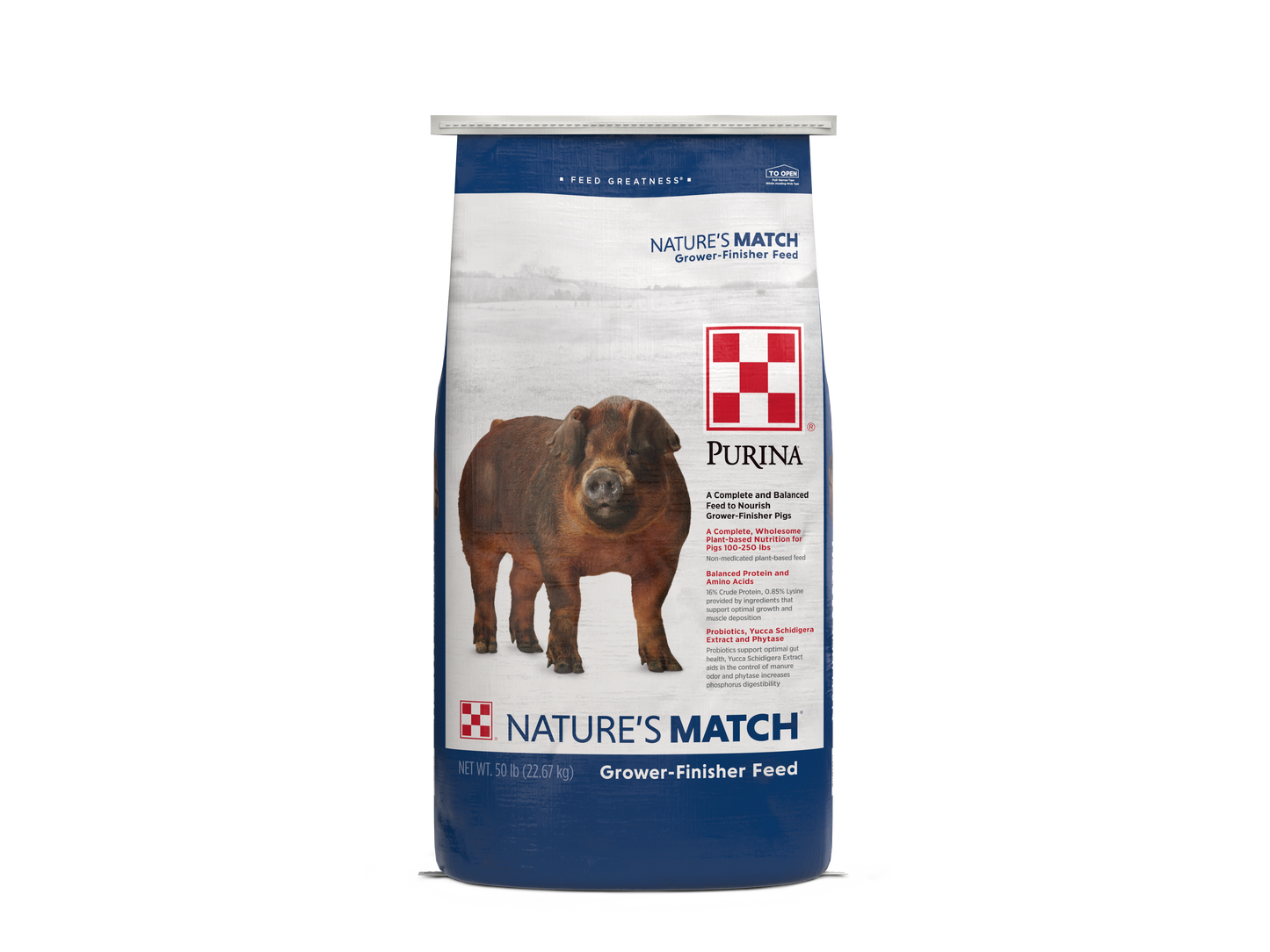 Purina Nature's Match Grower-Finisher 218K - 50lb