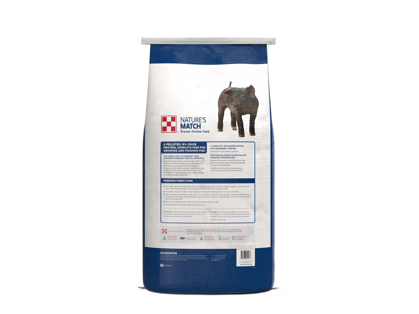Purina Nature's Match Grower-Finisher 218K - 50lb