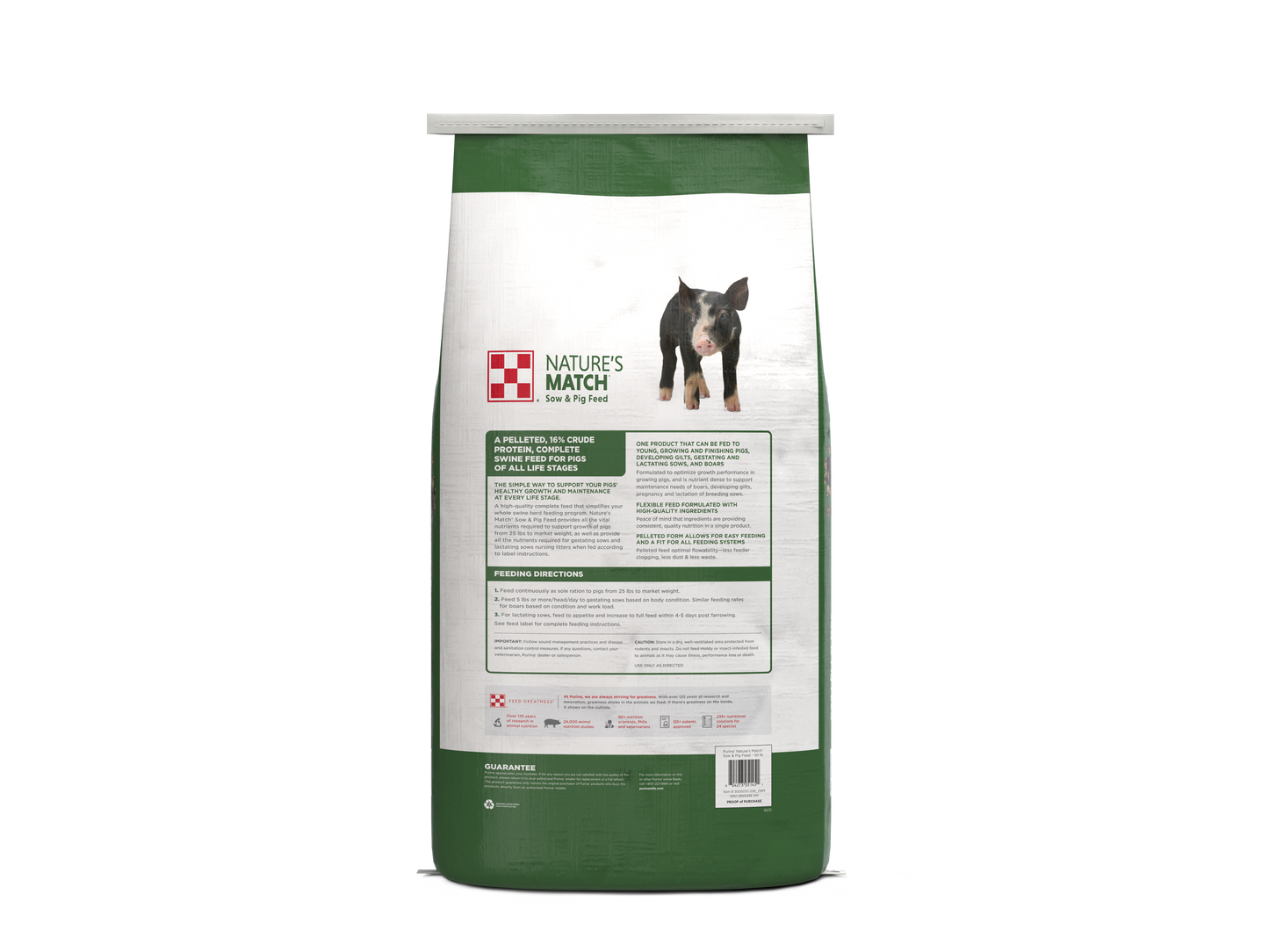 Purina Nature's Match Sow & Pig Complete 218M - 50lb