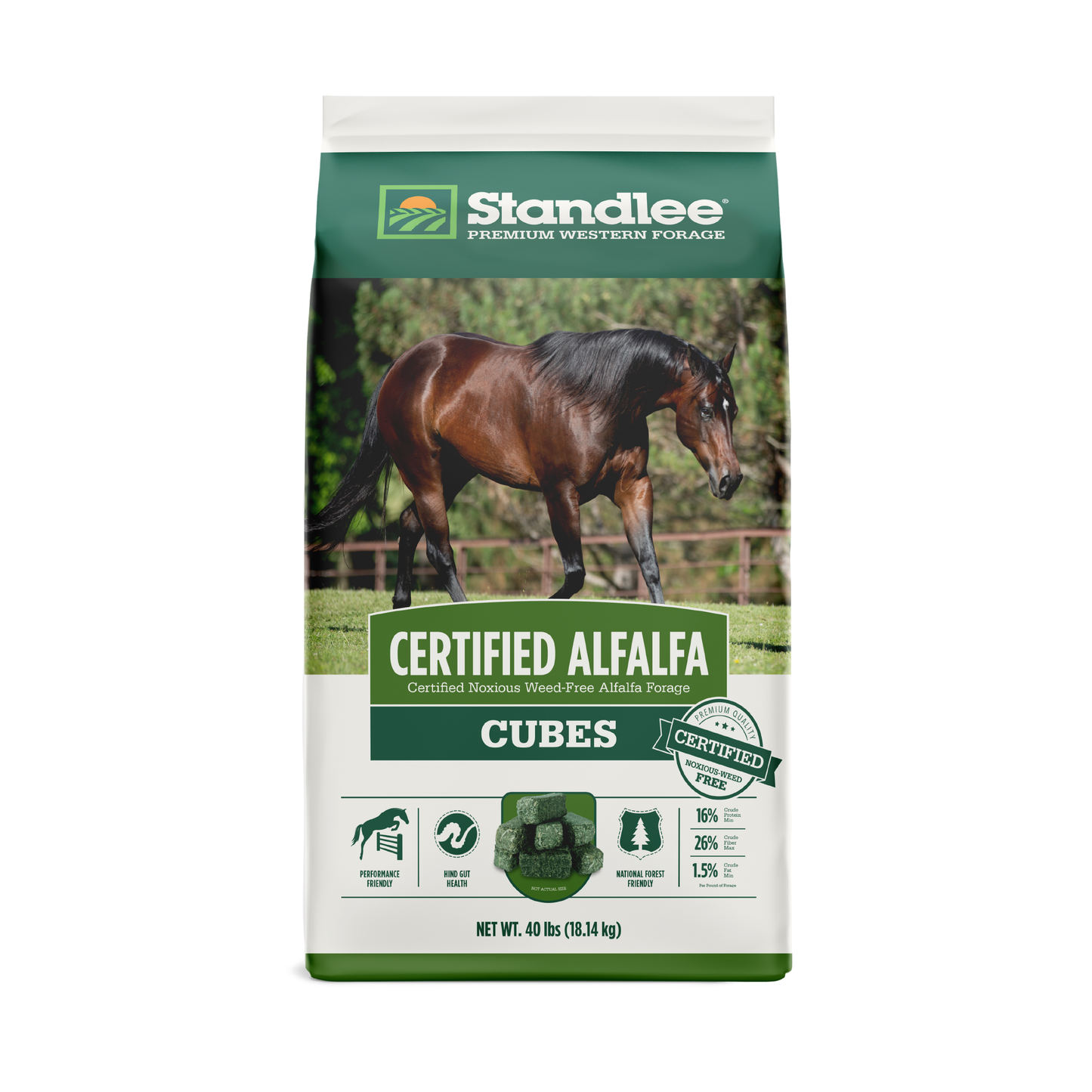 Certified Alfalfa Cubes - 40lbs