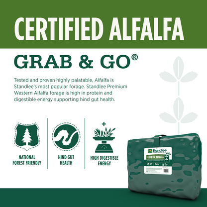 Certified Alfalfa Grab & Go Bale - 50lbs