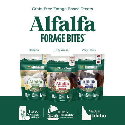 Alfalfa Forage Bites - Banana Flavored