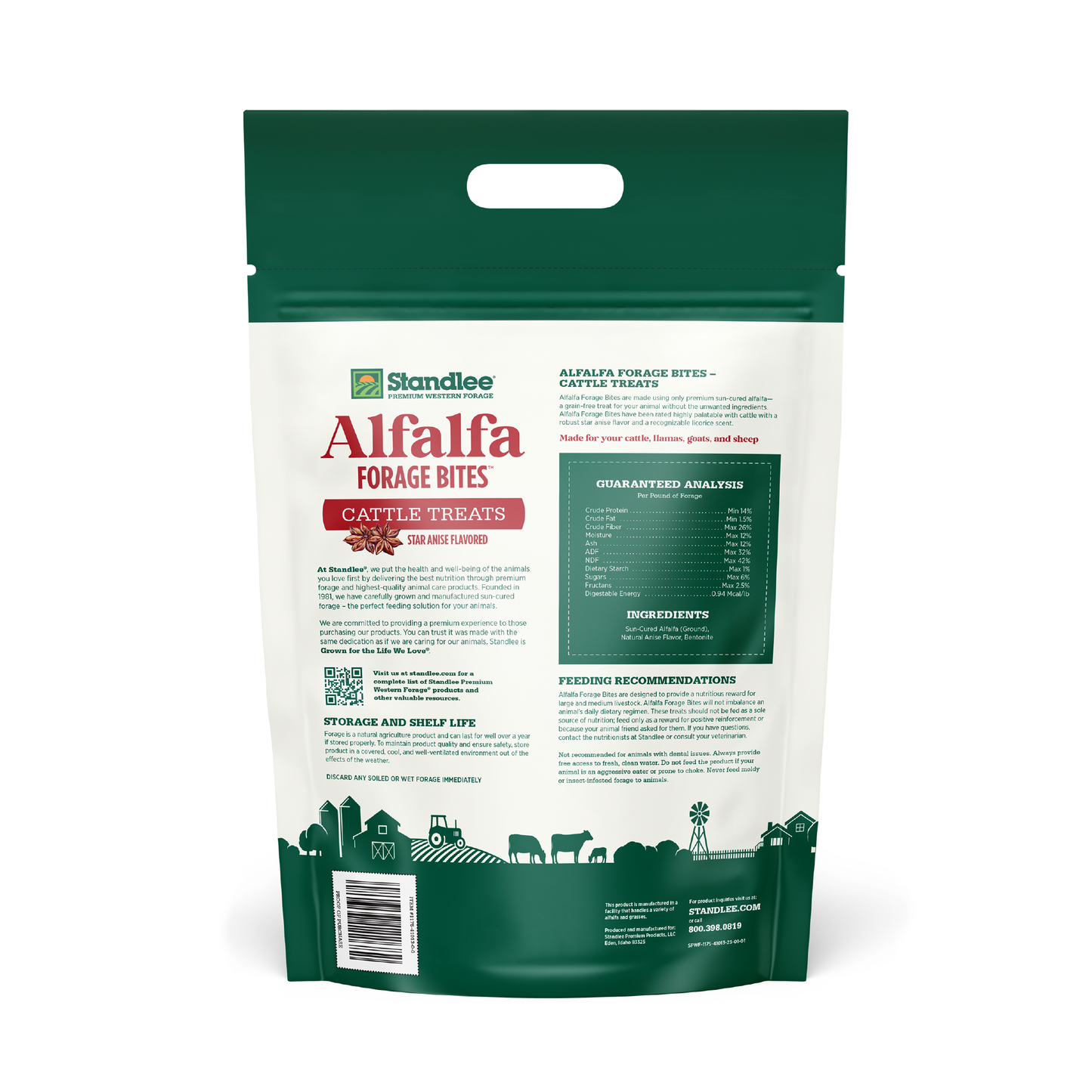 Alfalfa Forage Bites for Cattle - Star Anise Flavored