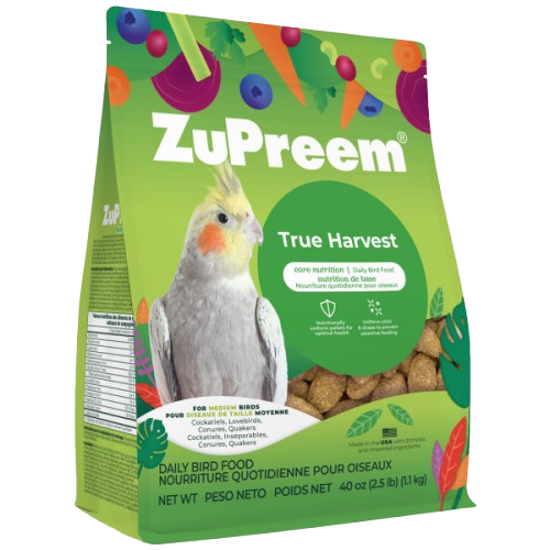 ZuPreem - True Harvest/Natural Medium Birds 20lb