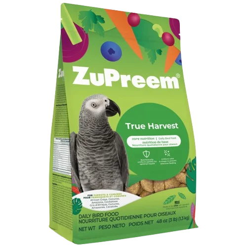 ZuPreem - True Harvest/Natural Parrots & Conures 20lb