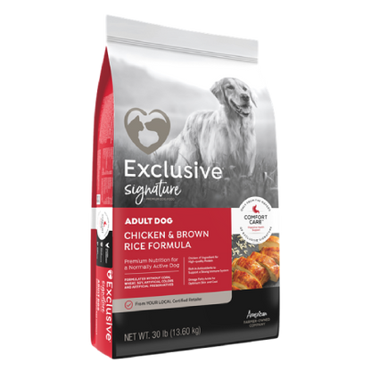 Exclusive Signature Adult Dog Chicken & Brown Rice Formula