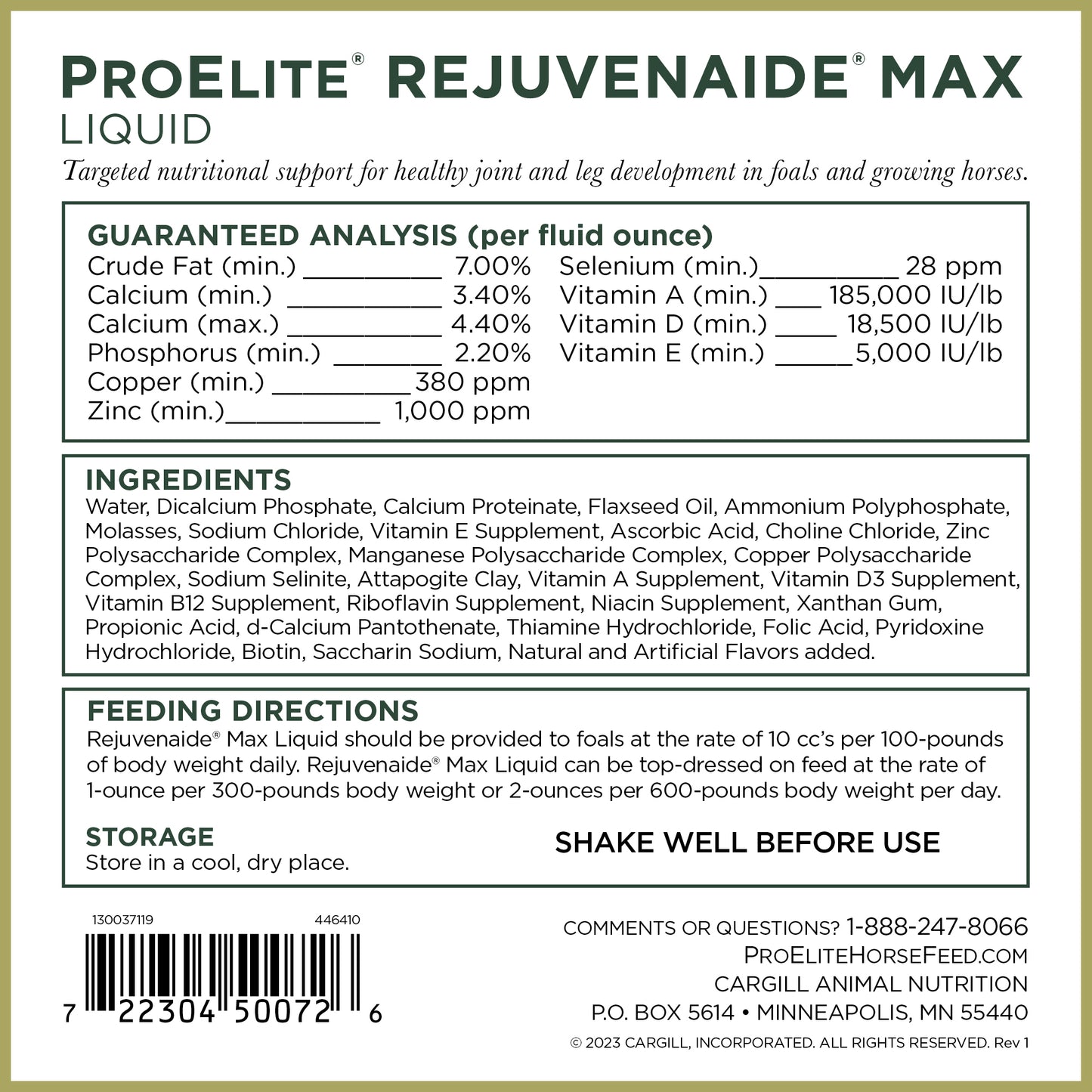 ProElite Rejuvenaide Max Liquid - 3lbs