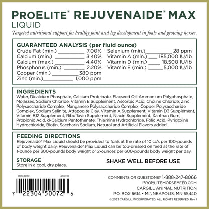 ProElite Rejuvenaide Max Liquid - 3lbs