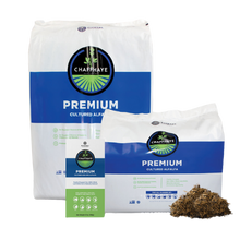 Chaffhaye Premium Cultured Alfalfa by Pivotal Feeds. For all classes of grazers.