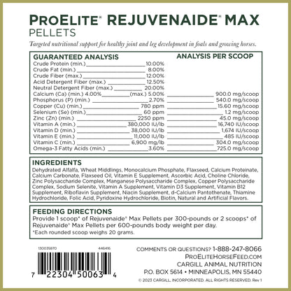 ProElite Rejuvenaide Max Pellet - 3lbs